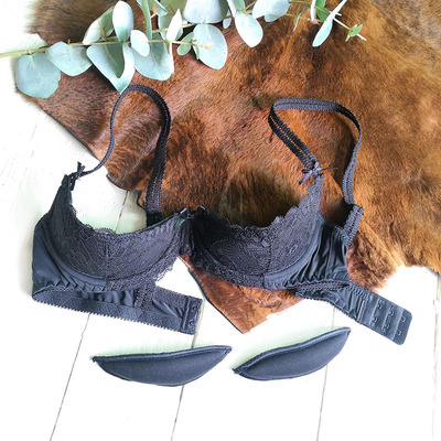 1/4罩杯性感情趣内衣胸托露头乳