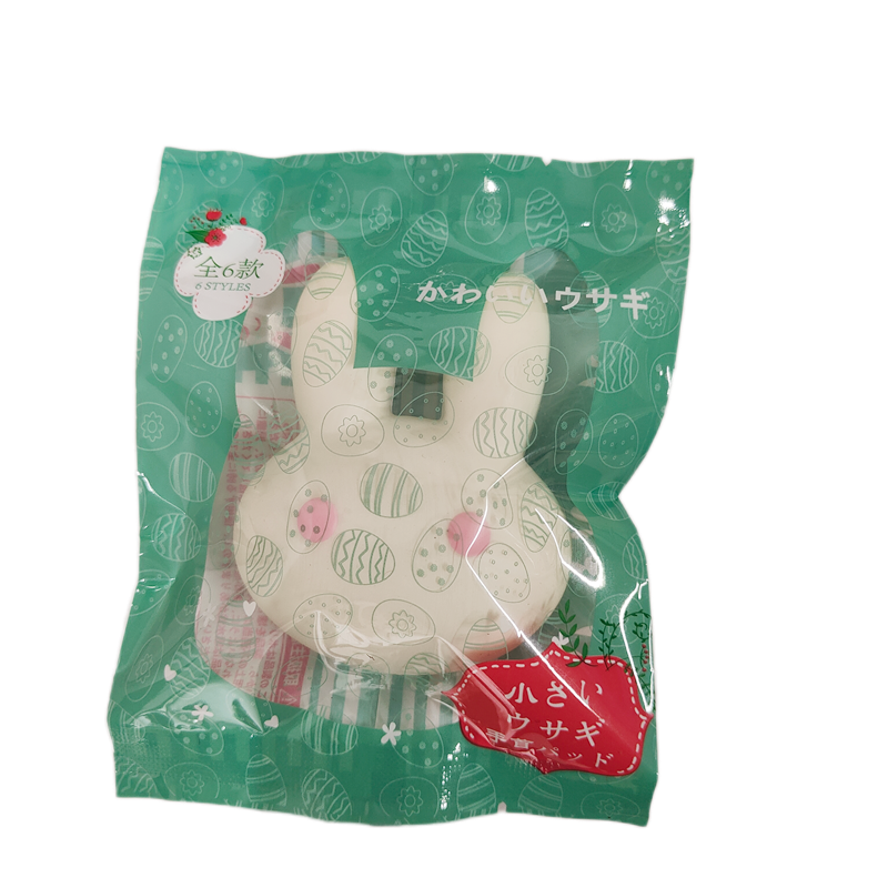 中古玩具2009小兔头摆件