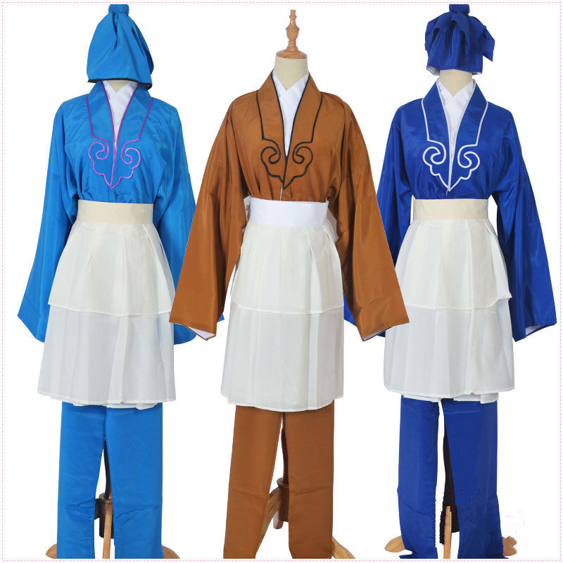 古装影视贫民百姓武大郎丑角渔翁服装戏曲京剧越剧小二服装茶衣