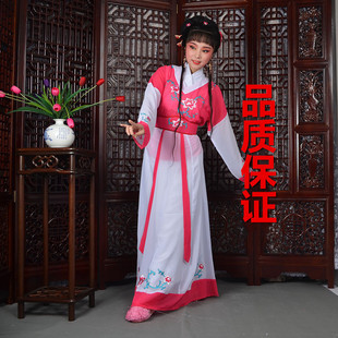 新款古装戏曲丫鬟宫女服黄梅戏民女村姑戏服越剧宫女丫鬟服装M1