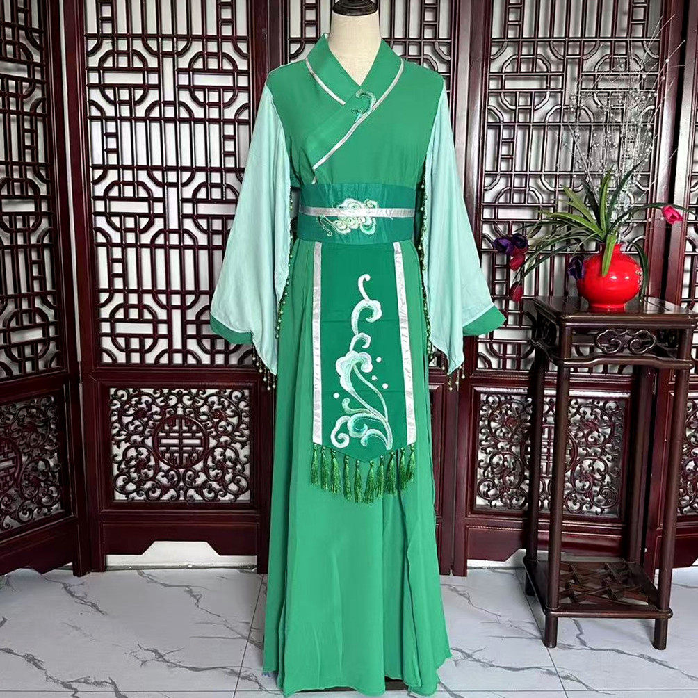 戏剧青蛇戏服古装越剧黄梅戏演出服新款白蛇传婺剧闽剧女武旦服装