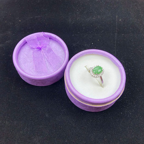 天然缅甸A货翡翠手链耳钉项链冰种糯冰蓝水阳绿晴水戒指套装套盒