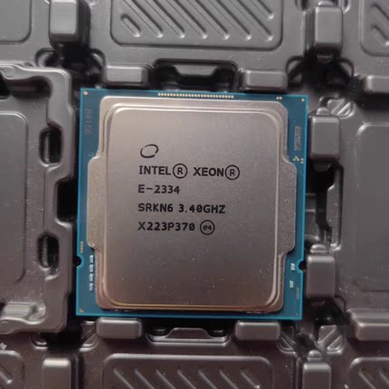 英特尔® 至强® E-2334 处理器3.40 GHz 4核心8线程