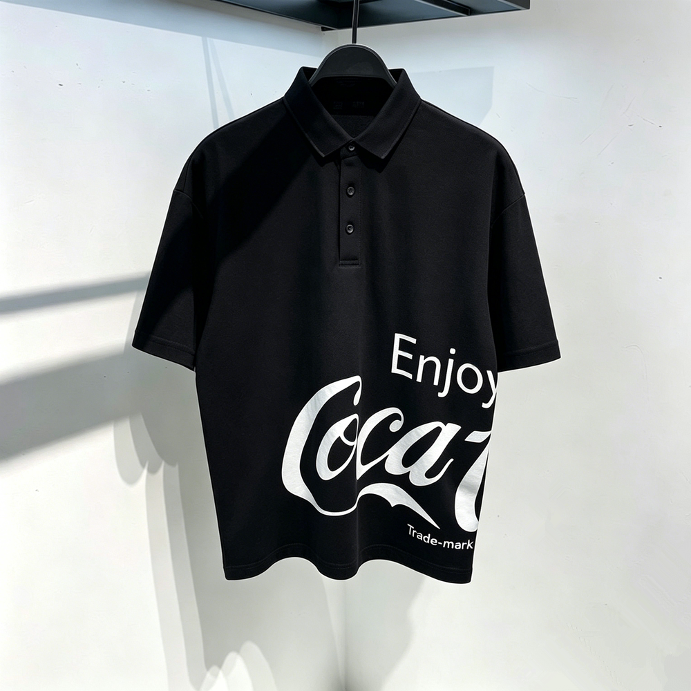 polo衫短袖男潮牌夏季纯棉刺绣大码宽松版痞帅炸街高颜值翻领上衣