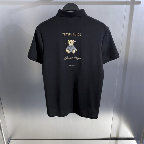 polo衫男时尚休闲翻领短袖T恤潮