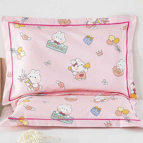 全棉儿童枕套+枕芯/可拆洗