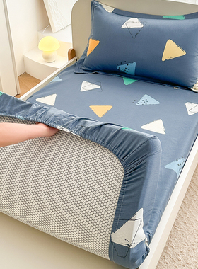 学生宿舍纯棉床笠单件90x190大学生初中高中生单人专用全棉床垫套