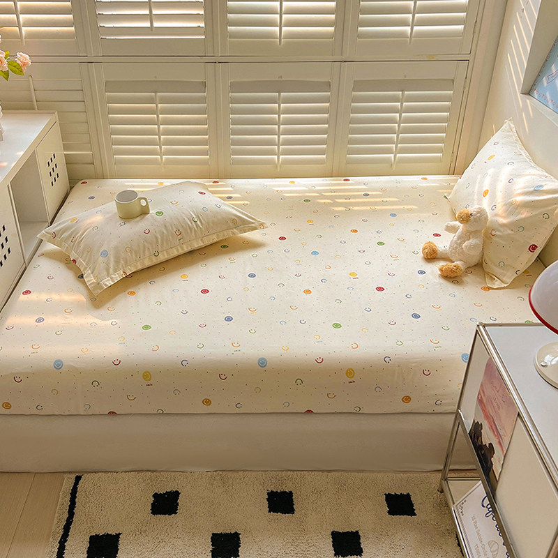 纯棉床笠单件榻榻米专用100全棉床罩床垫保护套2025新款床罩四季.