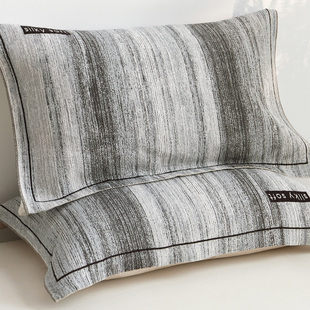 纯棉纱布枕巾一对成人家用男士100全棉枕头巾男盖巾四季通用2026,