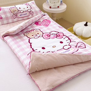 秋冬儿童防踢被冬季中大童睡袋冬天小童大童加厚午睡被子神器冬款