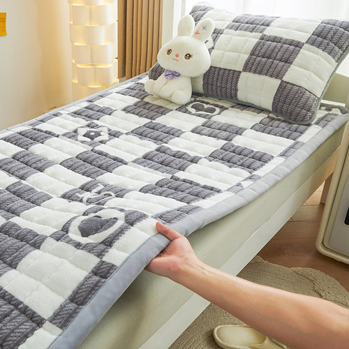 铺床防滑加厚毛毯床垫