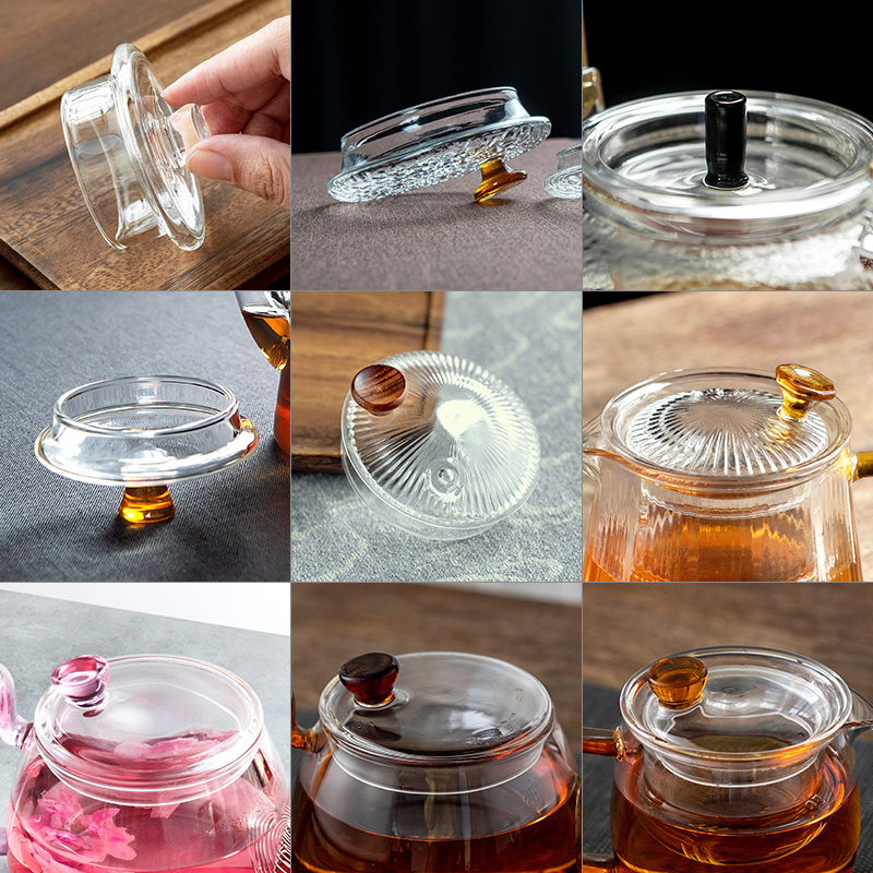 雅集耐热玻璃茶壶盖子图片