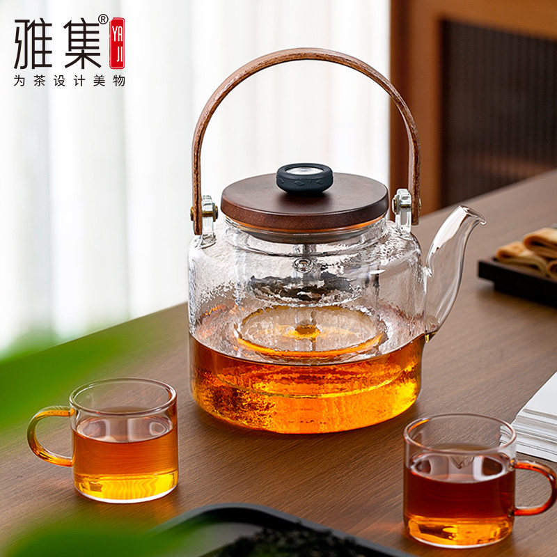 蒸煮两用提梁壶带探针可实时温显