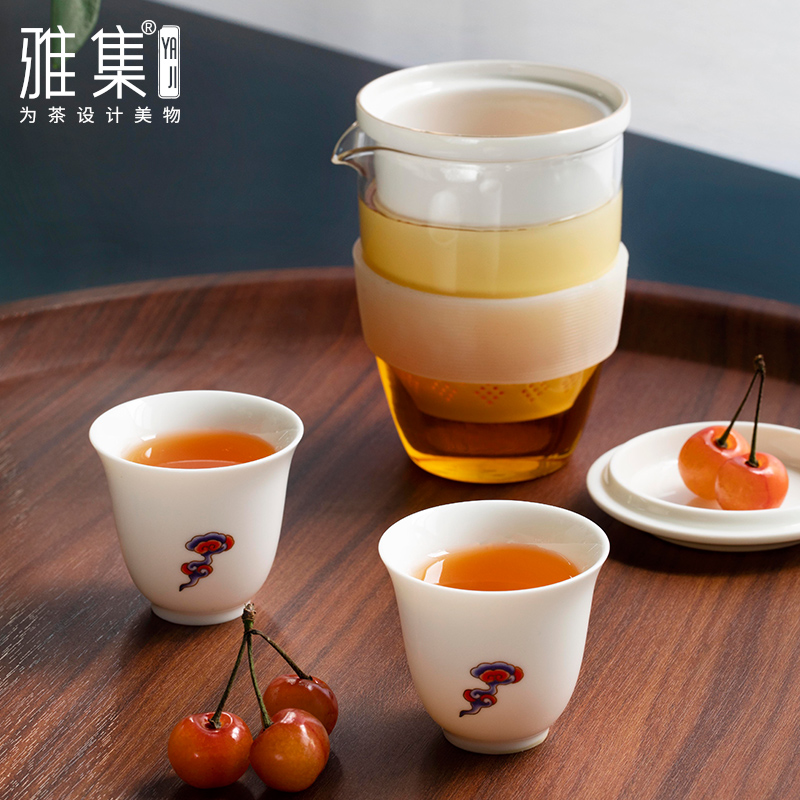 Gathering travel tea set suit Portable ceramics Glass Quik Kungfu Online Simplicity Teapotin the Tableware , Tea set , Kung Fu Tea  category - from Buy2taobao.com to provide professional Taobao agent buy service