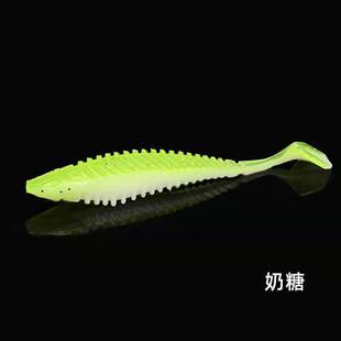 渔猎人城市钓手t65超缓沉t尾鲈鱼鳜鱼鲶鱼路亚软饵添含诱鱼