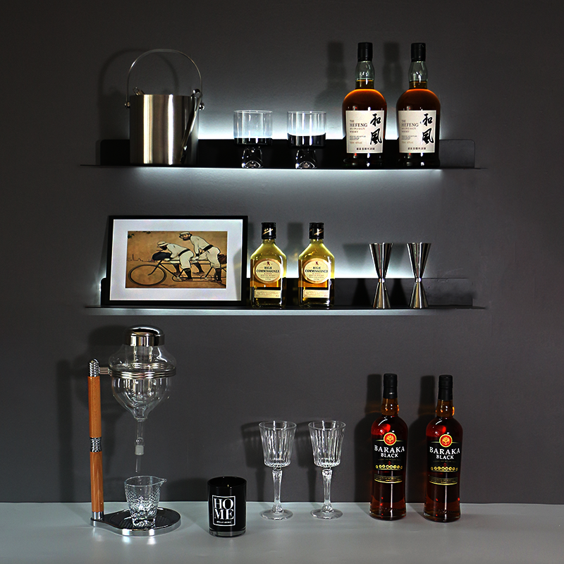 样板房酒柜装饰品摆件家居摆设壁挂装饰酒吧台仿真洋酒XO收藏道具