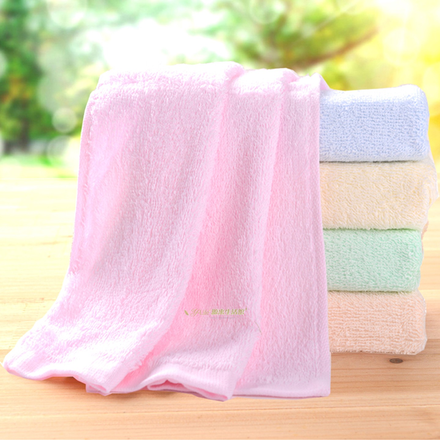 纯棉素色家用吸水洗面巾不掉色