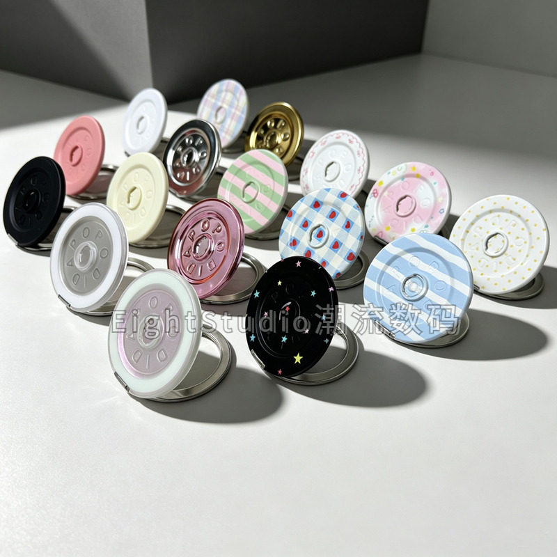 【kicout站立磁吸底座-泡泡骚帽通用】手机气囊支架磁吸圆啪嗒