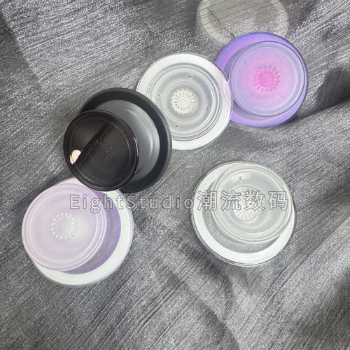 【纯色简约系列-泡泡骚通用磁吸支架】珍珠粉全透明磁吸支架啪嗒