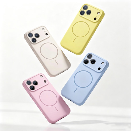 【AI键全包液态硅胶壳】精孔防摔软糯手感强磁耐脏潮适用于iphone17promax苹果16Pro/15手机壳纯色液态硅胶壳