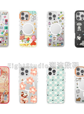 【泡泡骚强磁吸手机壳】微微日常透明轻薄高级感潮牌适用于iphone17promax苹果16Pro/15/14手机壳