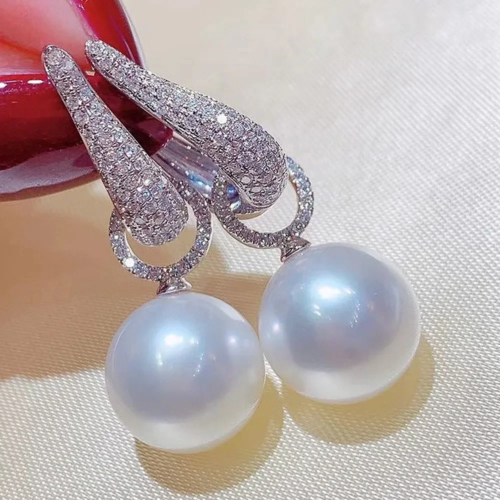 New Trend Imitation Pearl Dangle Earring for Women Luxury