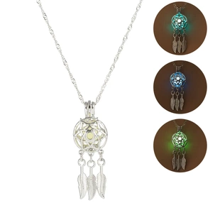 Hollow Dreamcatcher Luminescent Necklaces For Women Glow in