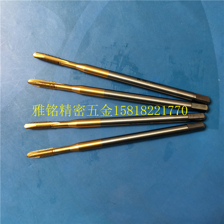 日本OSG加长100镀钛直槽先端丝攻M2M2.5M3M3.5M4M5M6M8M10M12丝锥