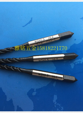日本富士H.T.D氧化黑色螺旋丝攻M3X0.5M3.5X0.6M4X0.7机用丝锥