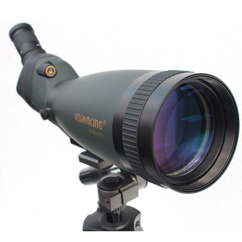 视界王VISIONKING 30-90X100单筒望远镜高倍高清 逆向钝角观景鸟