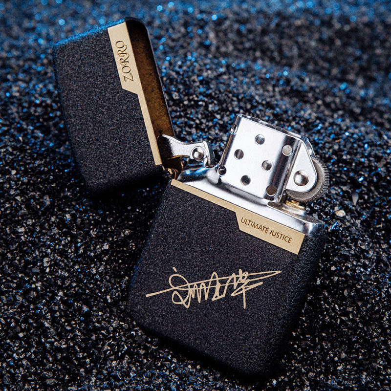 zorro佐罗煤油打火机黄铜复古防风新款定制正品耐用礼物刻字签名