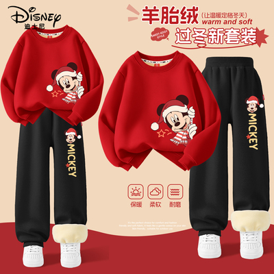 迪士尼男童冬装套装2025新款