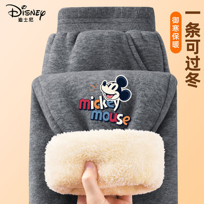 迪士尼男童秋冬款运动裤