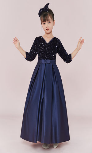 翎想儿童礼服女公主裙简约时尚