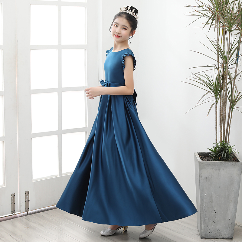 长款洋气走秀小提琴演出合唱服