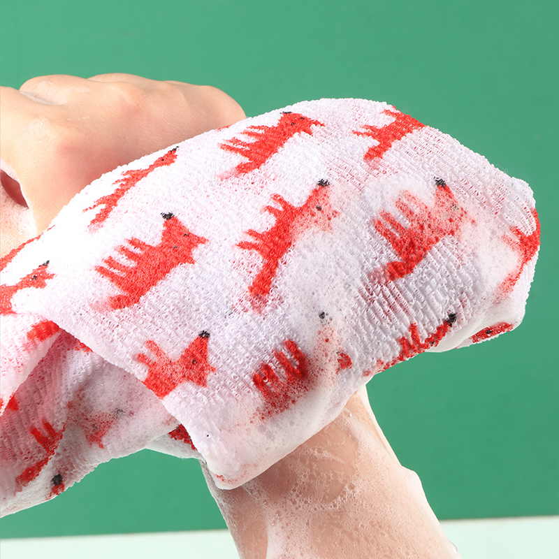 韩国搓澡巾搓背长条强力下灰不伤肤沐浴澡巾双面搓泥搓灰洗澡神器