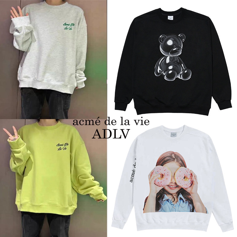 官方正品韩国潮牌ADLV圆领卫衣