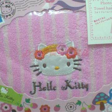 动漫周边 SANRIO HELLO KITTY 卡通台式相框 面巾毛巾 手巾