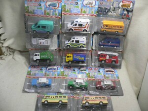 正版香港Sun Hing Toys公共交通工具 的士小巴 警车救护车 回力车