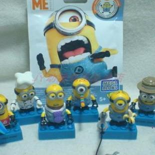 确定版)MEGA 美高 小黄人 积木人 手办 盲盒 抽抽乐 随机包6