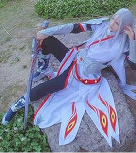 cosplay服装王者荣耀cos凤求凰李白腰甲道具cos服装