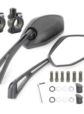 060带镜座 GSX-S750/S1000 S1000Z S1000F改装后视镜 反光镜