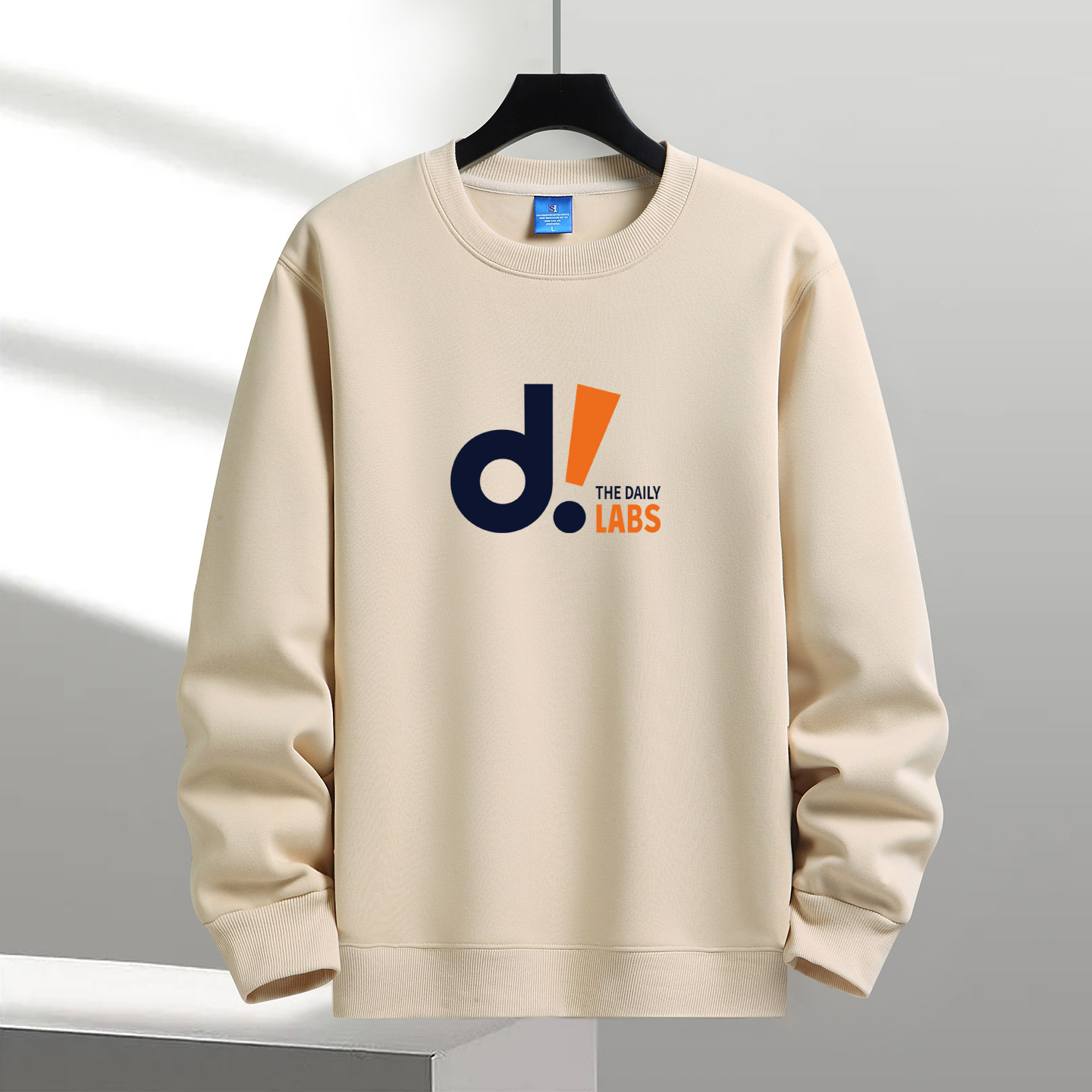 青少年秋冬加绒加厚棉质圆领卫衣男休闲大码宽松学生套头长袖上衣