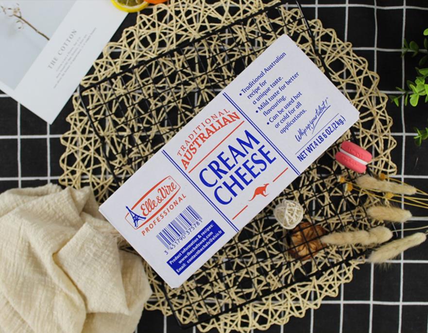 爱乐薇铁塔奶油奶酪2kg 传统奶油芝士干酪起司慕斯蛋糕烘焙半成品