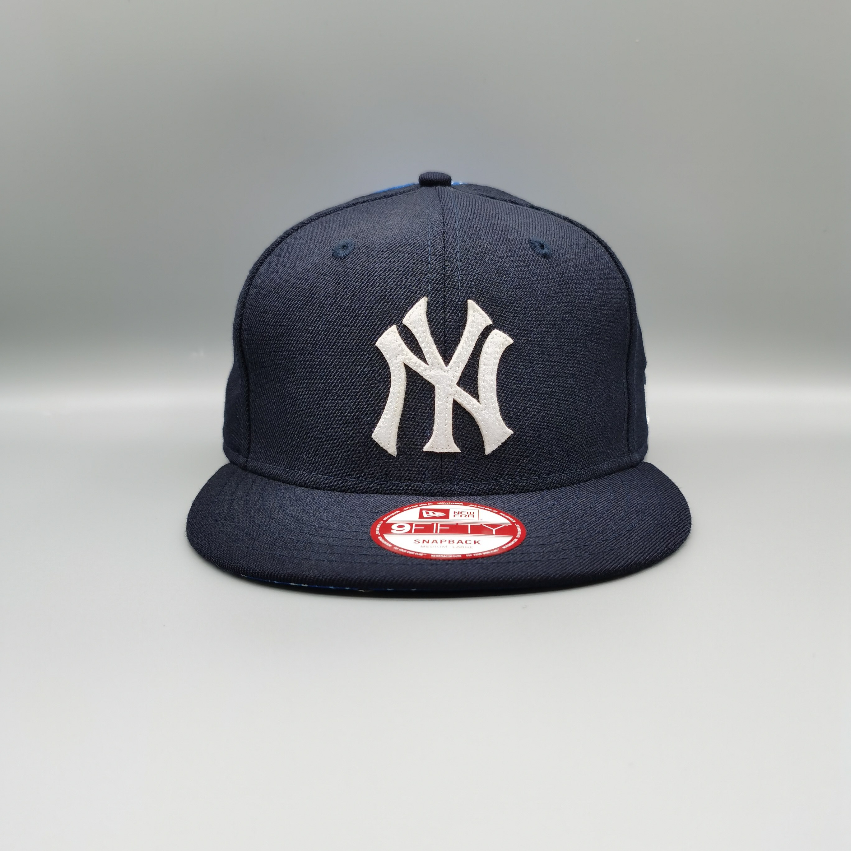 newera正版▲⑧美职棒mlb纽约洋基队撞色开口可调节棒球帽 平檐帽