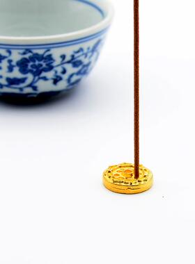 9孔线香插茶杯香薰零配中式便宜