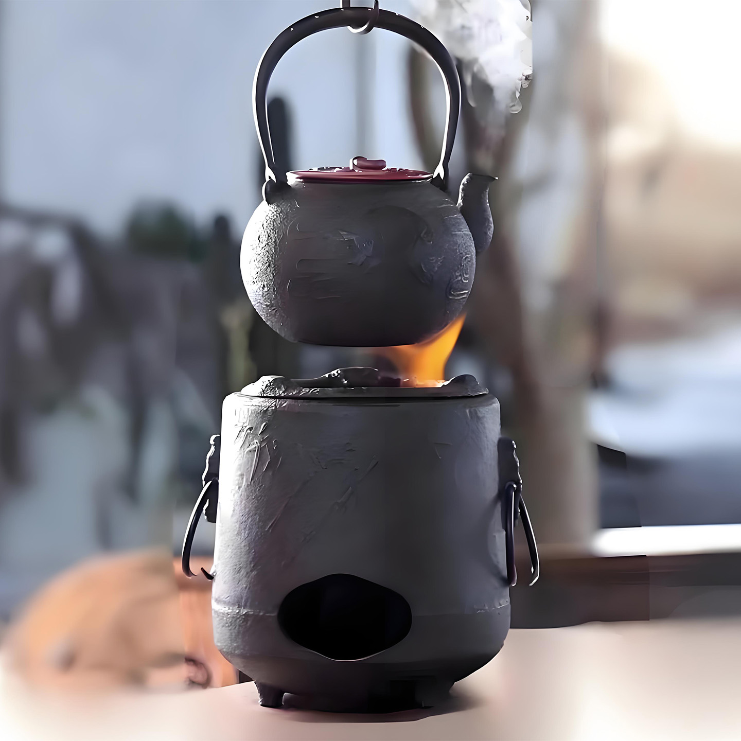 网红复古烧水炭炉围炉煮茶多款式