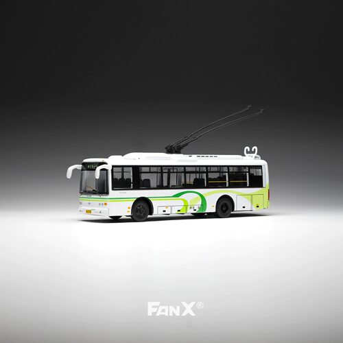 FanX方相上海25路无轨电车模型 1:110 SWB5105KGP-3巴士 汽车模型