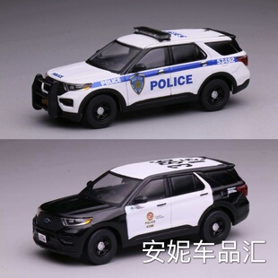 【安妮现货】596 1:64新泽西港务局洛杉矶警局福特合金汽车模型