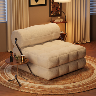 沙发床折叠两用2026新款一体小户型客厅单人阳台躺椅豆腐块榻榻米